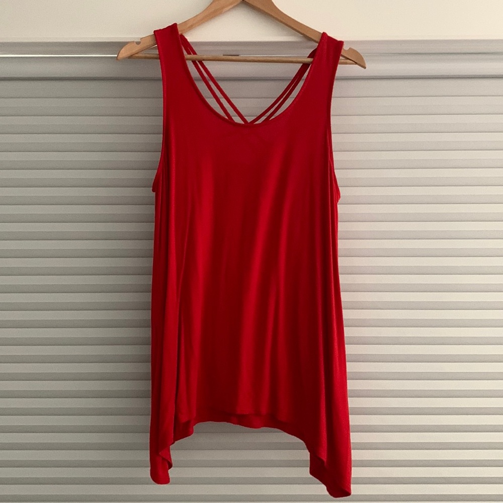 Tank with Crisscross Straps